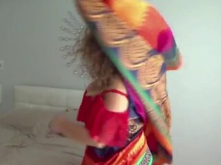 Desi indiýaly red saree aunty undressed part - 1: hd x rated movie 93