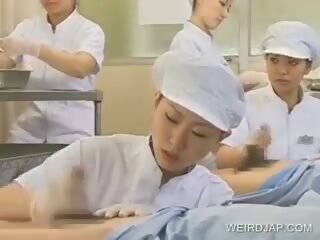 Japonesa enfermera trabajando peluda pene, gratis adulto presilla b9